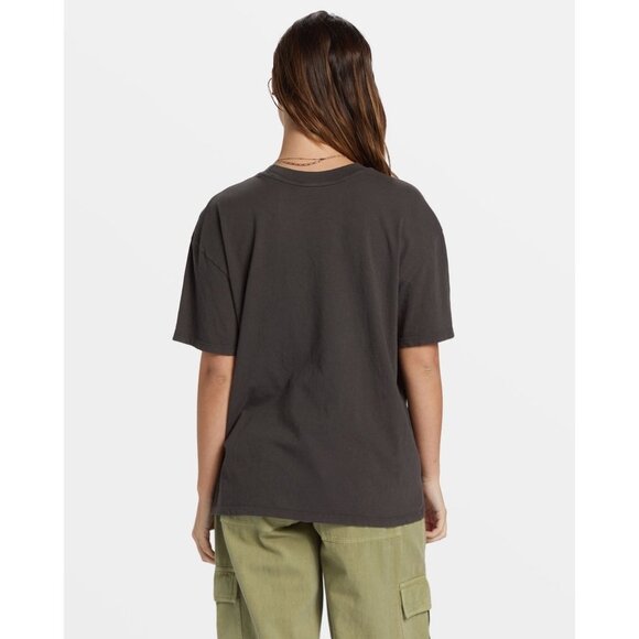 Billabong | You Are Invited Off-Black Colorful Sun Hippy Tomboy Tee | L | NWOT - Picture 2 of 12